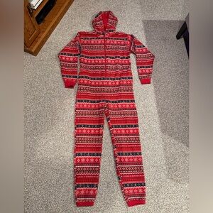Savage Fenty Christmas 2025 Onesie Pajama Jumpsuit Holiday Pattern